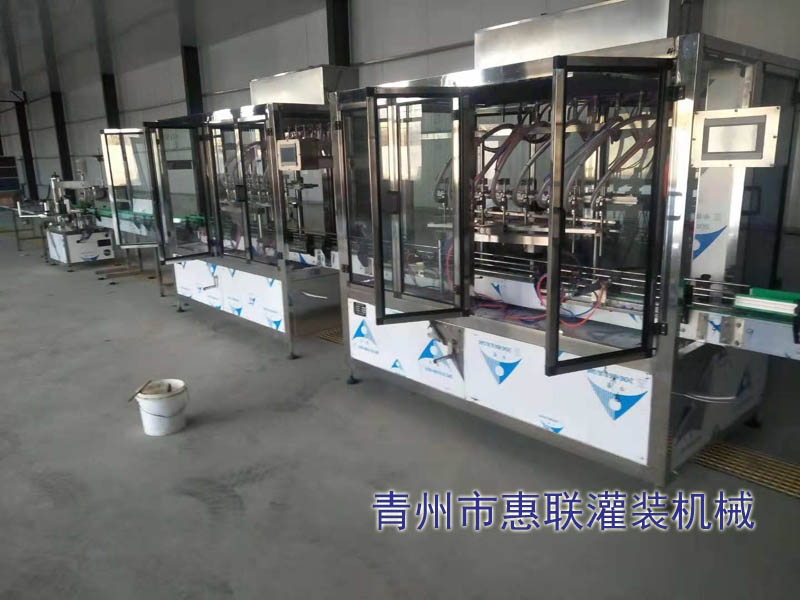 直線液體灌裝機 直線液體灌裝機