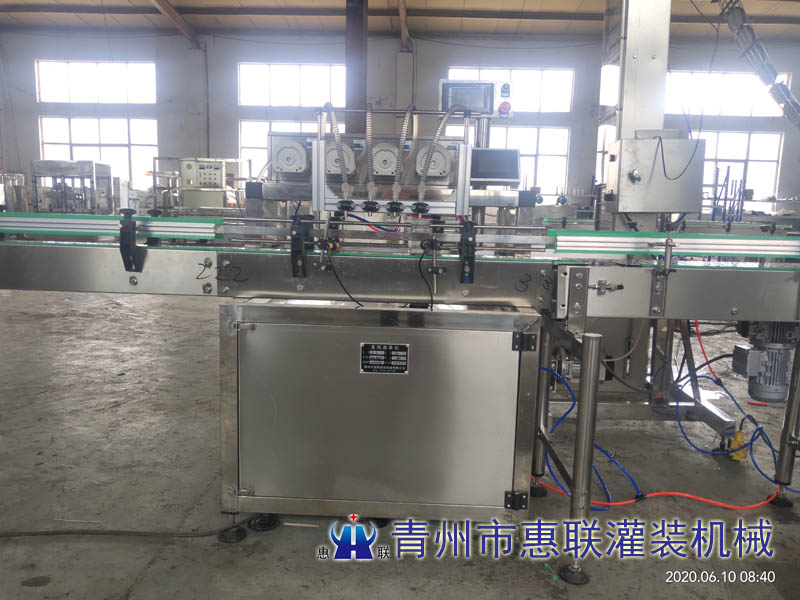 膏體灌裝旋蓋機生產線