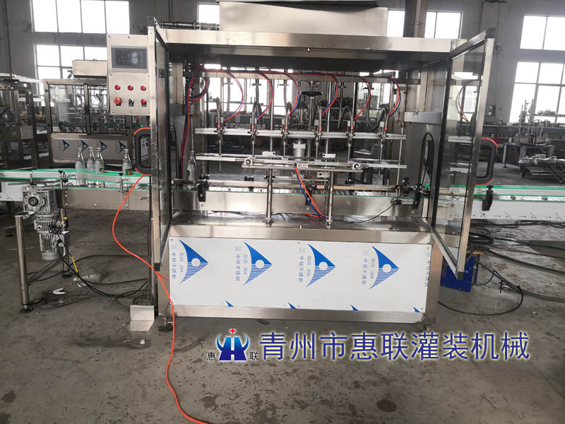 六頭直線式農藥肥料灌裝機