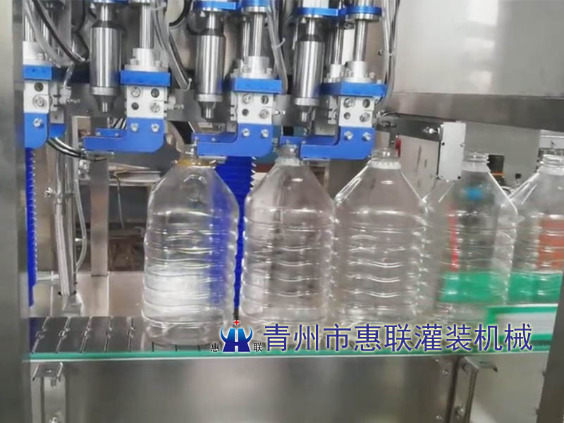 4頭追蹤式亞麻籽油灌裝機